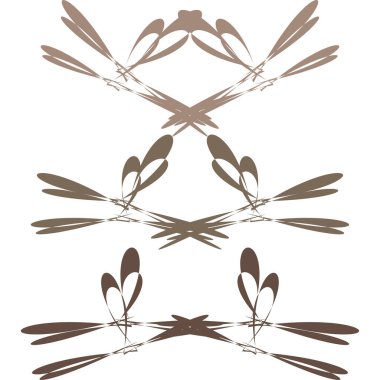 Gradyan elmas ikonu. İnce simge çizgileri. Geometrik köşe vektörü. Ana hat amblemi kayboluyor. EPS 10.