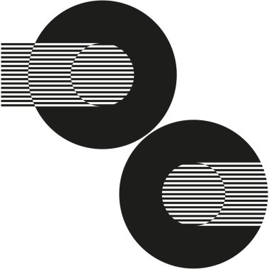 Soyut organik şekiller. Dalgalı çizgili desen. Siyah sıvı vektörü oluşturur. Modern grafik öğesi. EPS 10.