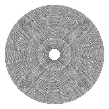 Eşmerkezli daire çizgileri. Soyut geometrik mermi. Radyal doku deseni. Vektör dinamik arkaplan. EPS 10.