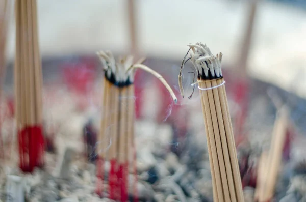Burning incense sticks. Incense for praying Buddha or Hindu gods to show worship. bless the holy