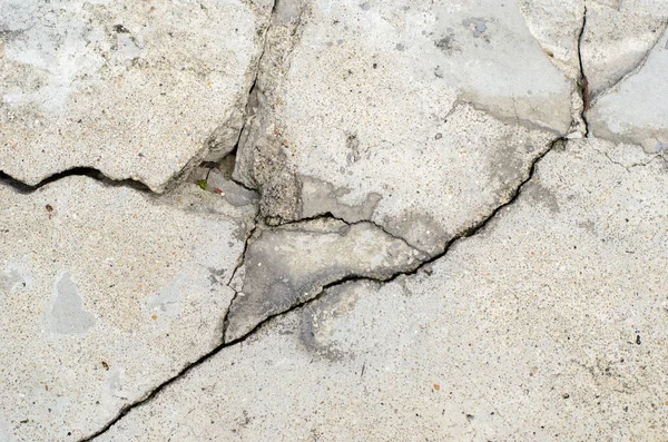 Трещины Поверхности Дороги Стены Здания Вызванные Землетрясением — стоковое фото