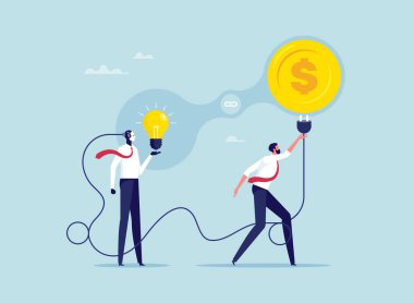 Yapay zekayı paraya dönüştürmek, geliri artırmak, geliri ve karı arttırmak, fikirleri paraya bağlayan girişimci adam.