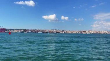 Lizbon üzerinde bir tur vapurundan görüntüler