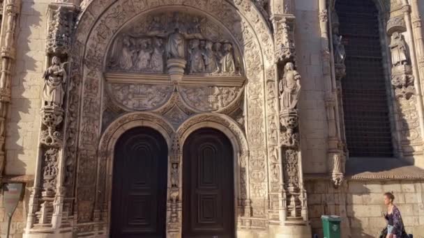 Kerk Van Nossa Senhora Conceicao Lissabon — Stockvideo