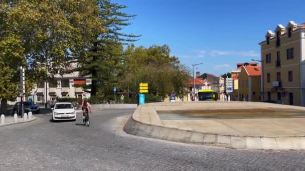 Samochody Jadące Drodze Sintra Portugalia — Wideo stockowe