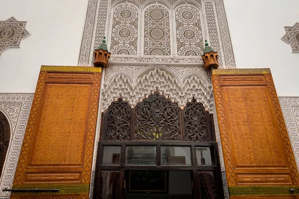 Piękne Średniowieczne Wnętrze Riad Maroku — Zdjęcie stockowe
