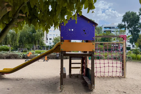 Ett Reglage Sanden Lekplats För Barn — Stockfoto