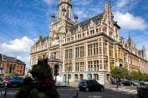 Esterno Del Municipio Schaarbeek Bruxelles — Foto Stock