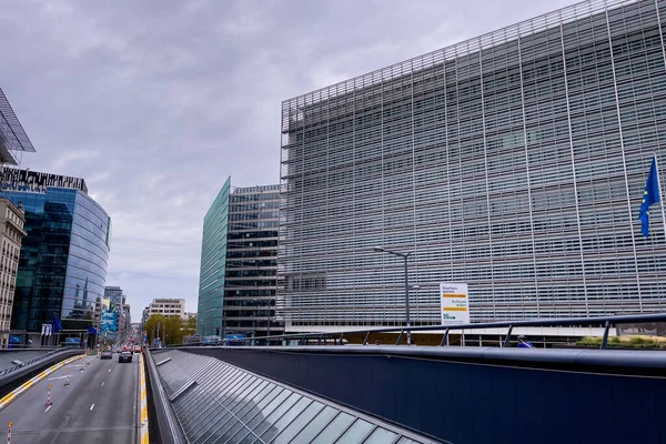 Embarras Proximité Siège Commission Européenne Bruxelles — Photo