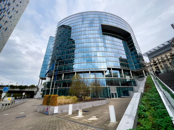 Lex Budova Rady Evropské Unie Bruselu — Stock fotografie
