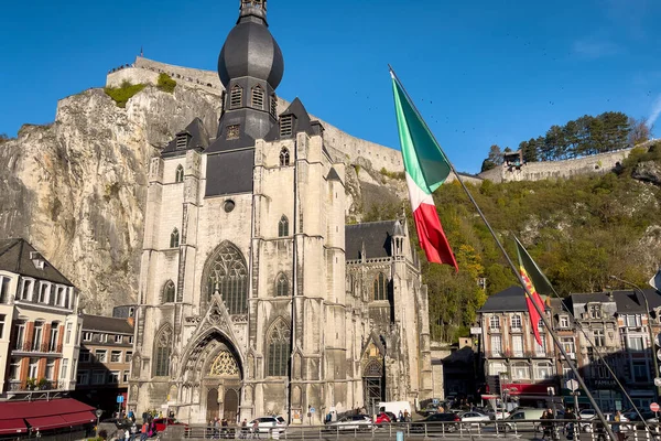 stock image Notre Dame de Dinant in Belgium