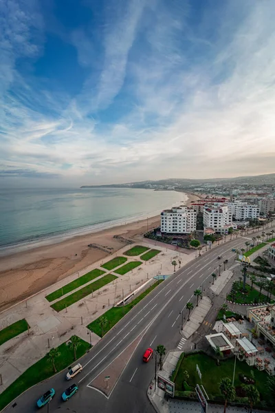 Panoramic View Buildings Downtown Tanger Morocco — Stock Photo, Image