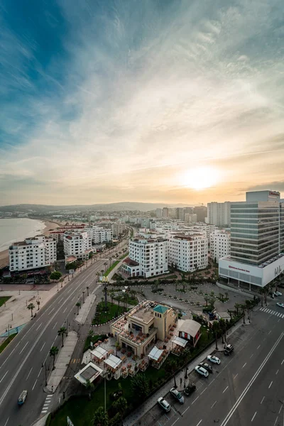 Panoramic View Buildings Downtown Tanger Morocco — Stock Photo, Image