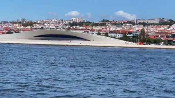 Museu Arte Arquitetura Tecnologia Maat Lisboa Portugal — Vídeo de Stock