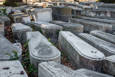 Tanger, Fas 'taki eski bir Yahudi mezarlığı.