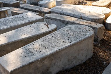 Tanger, Fas 'taki eski bir Yahudi mezarlığı.