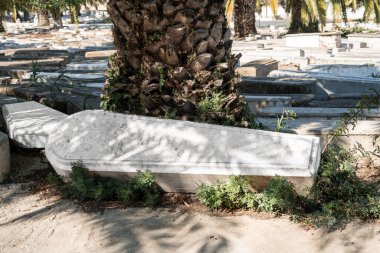 Tanger, Fas 'taki eski bir Yahudi mezarlığı.