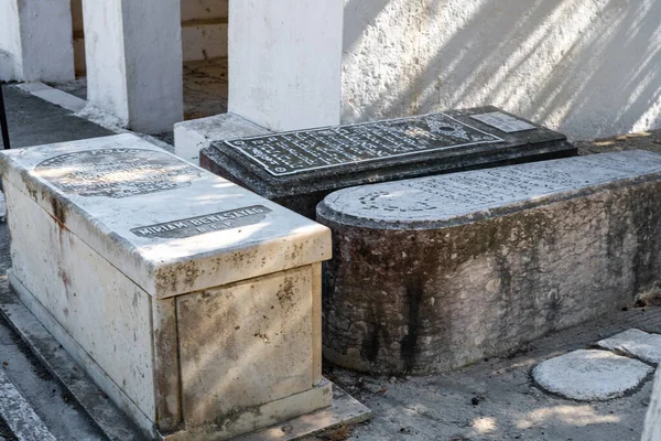 摩洛哥坦格尔市一座古老的犹太人公墓 — 图库照片