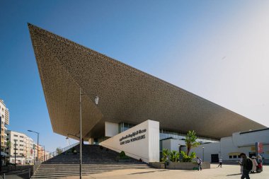 Fas 'taki Kazablanka ana tren istasyonu.