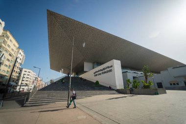 Fas 'taki Kazablanka ana tren istasyonu.