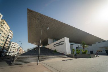 Fas 'taki Kazablanka ana tren istasyonu.