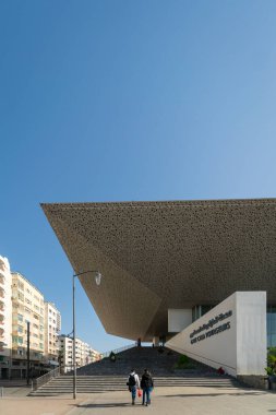 Fas 'taki Kazablanka ana tren istasyonu.