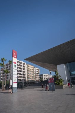 Fas 'taki Kazablanka ana tren istasyonu.