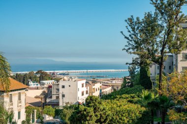 Tanger, Fas 'taki Ekşi Meegazine' den hava manzarası