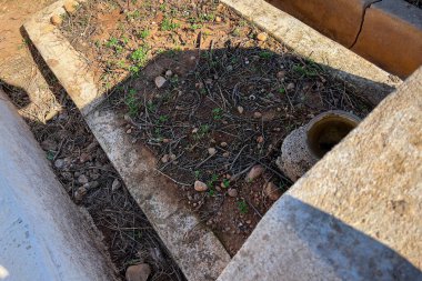 Fes, Fas 'ta mezarlıklarla dolu bir Müslüman mezarlığının manzarası.