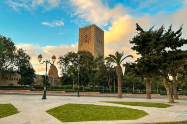 Rabat, Fas 'taki Hasan Kulesi.