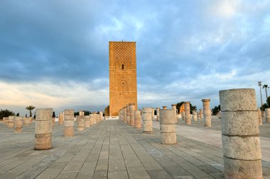 Rabat, Fas 'taki Hasan Kulesi.