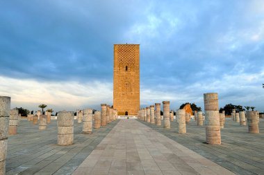 Rabat, Fas 'taki Hasan Kulesi.