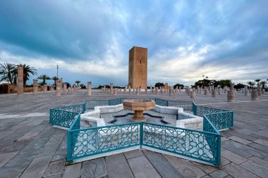 Rabat, Fas 'taki Hasan Kulesi.