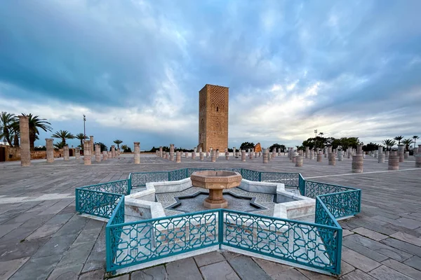 stock image The Hassan tower in Rabat, Morocco