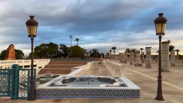 摩洛哥拉巴特的Hassan塔 — 图库视频影像