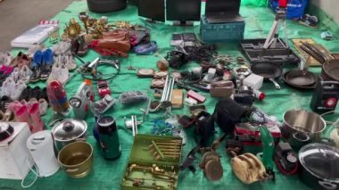 People walking through the Mabru March Matinal in Brussels, Belgium