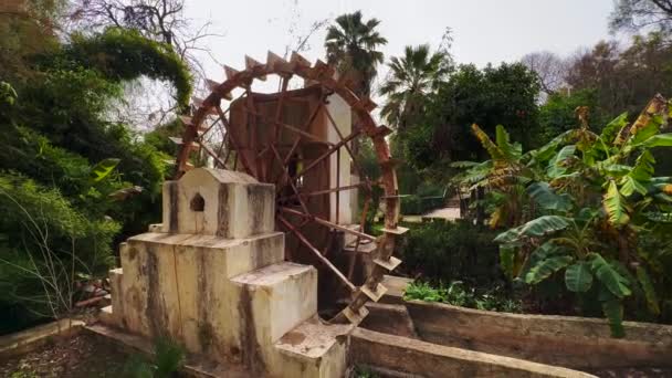 Jnan Sbil Garden Old Town Fez Morocco — Stock video