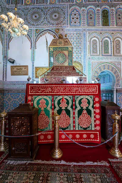 Beautiful Interior Zawiya Moulay Idris Medina Fez Morocco — Φωτογραφία Αρχείου