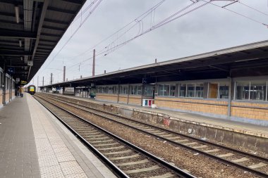 Brüksel, Belçika 'daki Brüksel-Güney tren istasyonu (Bruxelles-Midi)