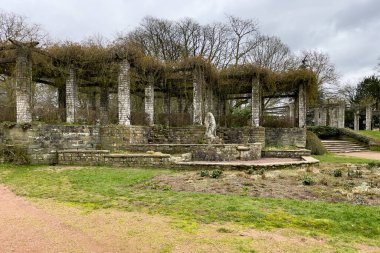Gent, Belçika 'daki Citadel Parkı' nın sabah manzarası.