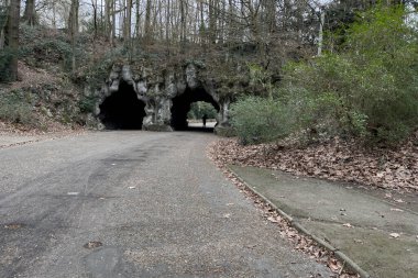 Gent, Belçika 'daki Citadel Parkı' nın sabah manzarası.