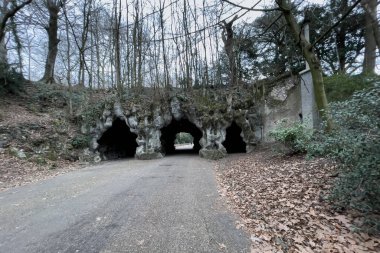 Gent, Belçika 'daki Citadel Parkı' nın sabah manzarası.