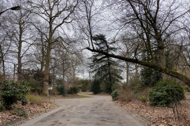 Gent, Belçika 'daki Citadel Parkı' nın sabah manzarası.