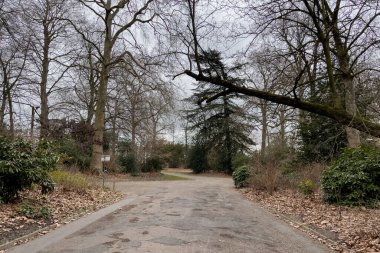 Gent, Belçika 'daki Citadel Parkı' nın sabah manzarası.