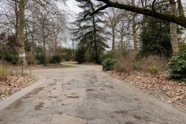 Gent, Belçika 'daki Citadel Parkı' nın sabah manzarası.