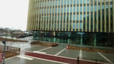 Belçika ve Fransa 'da bir FLiXBUS aracının konsoldan görüntüsü