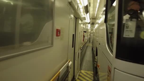 Tunnel Sotto Manica Tunnel Ferroviario Corso Tra Europa Regno Unito — Video Stock