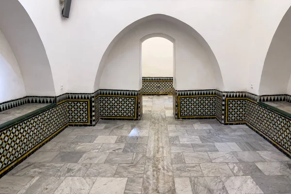 Wnętrze Królewskiego Hammam Narodowym Muzeum Biżuterii Rabacie Maroko — Zdjęcie stockowe