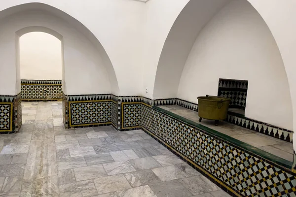 Interno Hammam Reale Museo Nazionale Dei Gioielli Rabat Marocco — Foto Stock