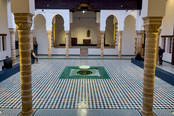 Beautiful Fountain Middle Courtyard National Museum Jewelry Rabat Morocco Royalty Free Stock Photos